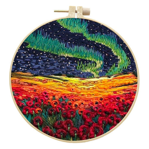 Aurora Landscape Embroidery Kit