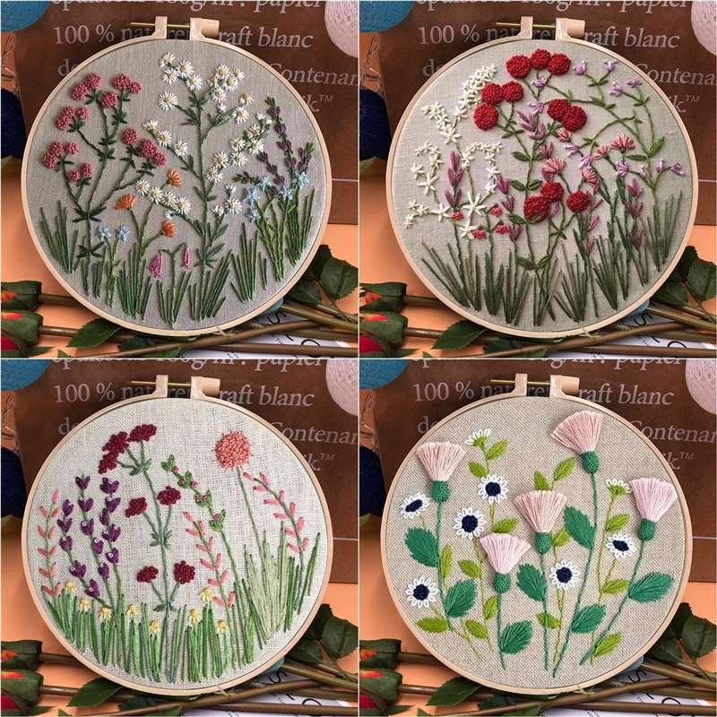 Wildflower Meadow Embroidery Kit