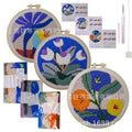 Floral Garden Punch Needle Set