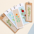 Botanical Bookmark Embroidery Trio